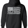 Salty Patriot Guns Whisky Beer and Freedom Hoodie
